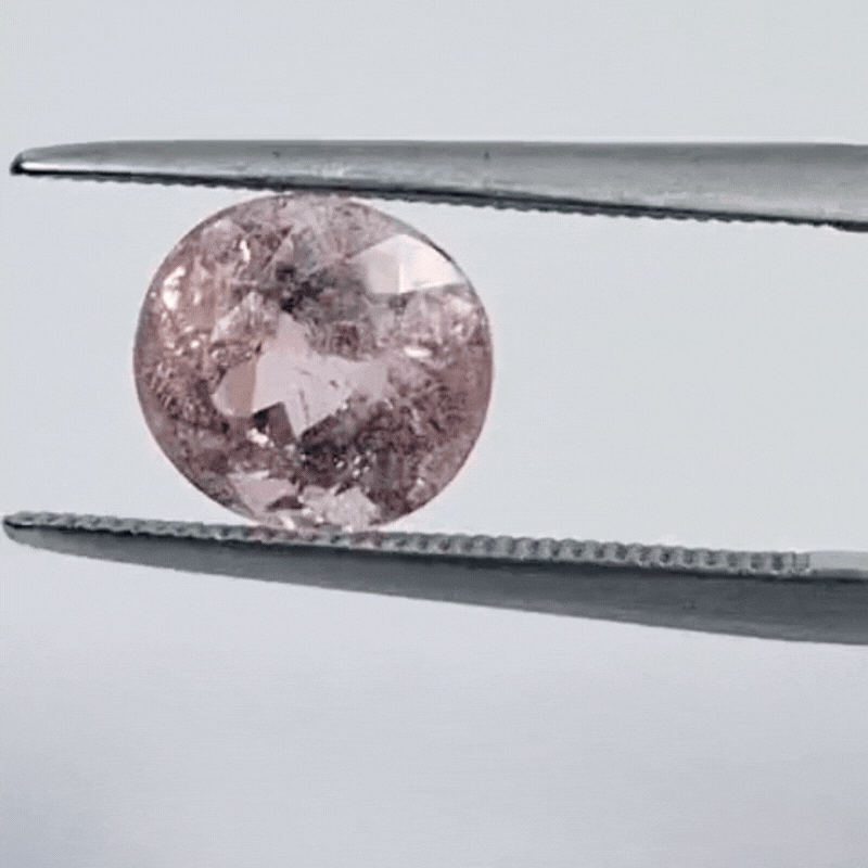 2.45ct Tourmaline Pink 8x7.5mm