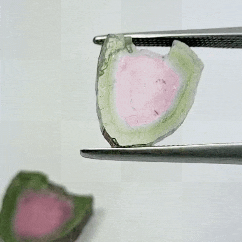 9.50ct Watermelon Tourmaline Pair 12x11mm