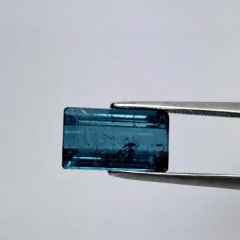 4.90ct Tourmaline Blue 12x7mm