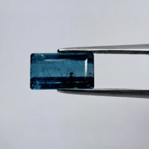 4.90ct Tourmaline Blue 12x7mm