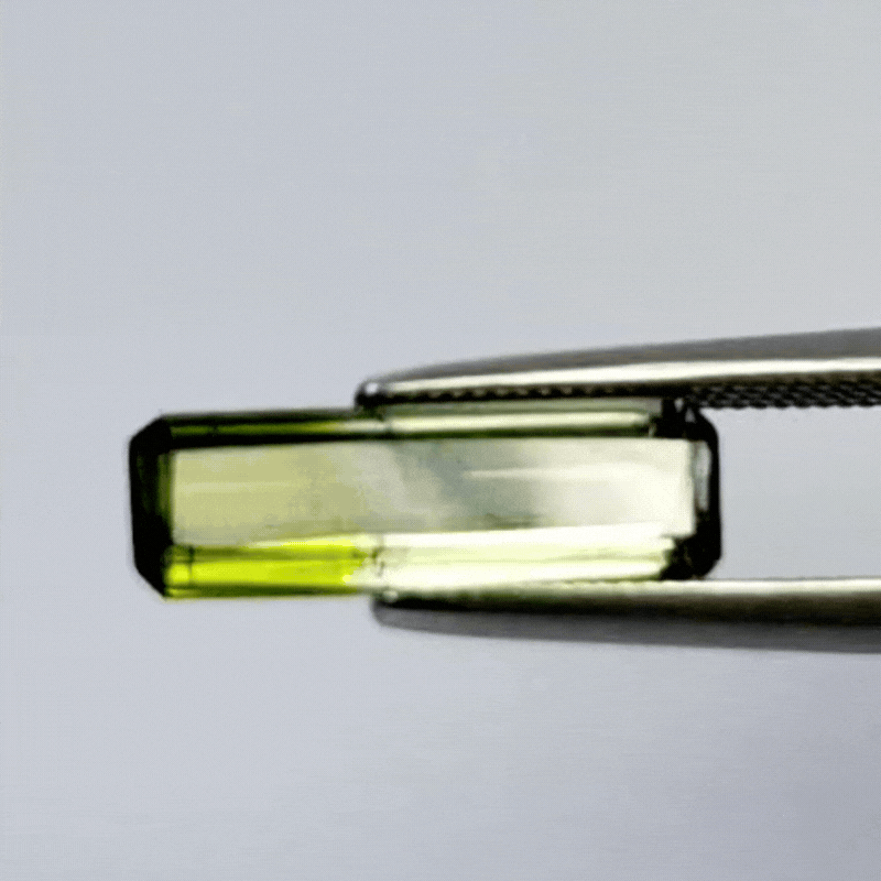 3.20ct Tourmaline Bicolor 14x4.5mm 14x4mm