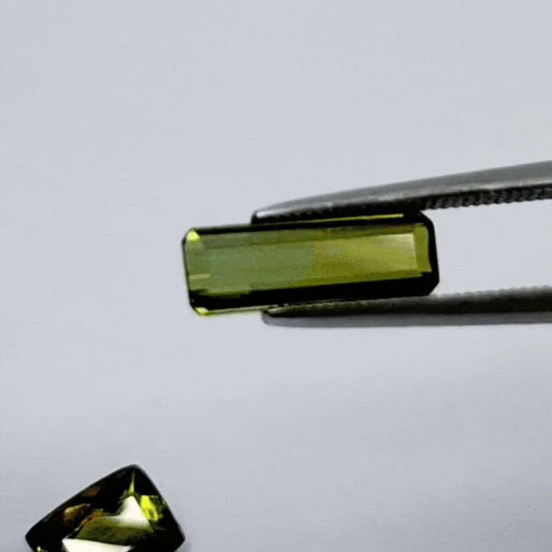 2.43ct Tourmaline 12x4mm 8x6mm