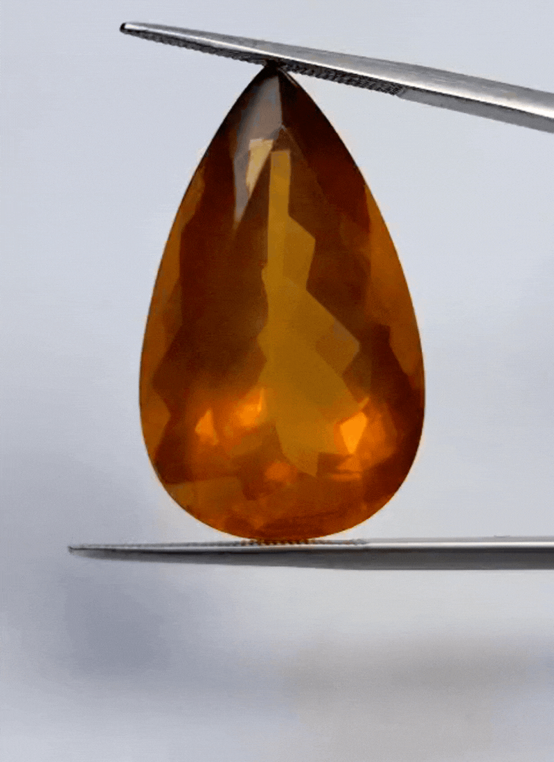 37.25ct Citrine 30x18mm