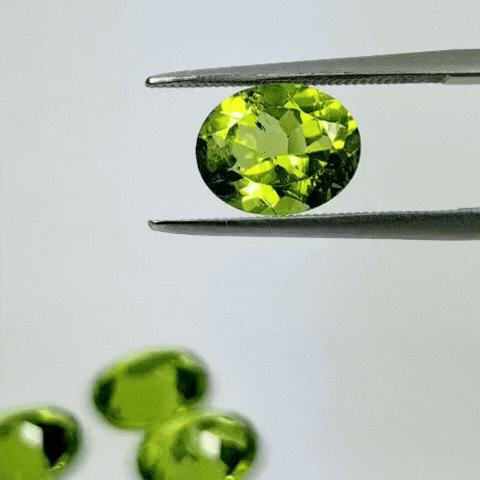10.90ct Peridot Calibrated 10x8mm