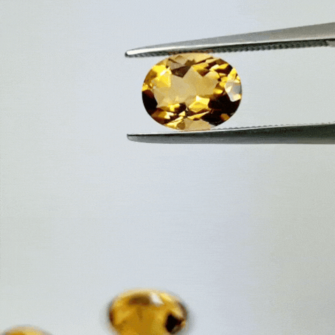 6.65ct Citrine Calibrated 9x7mm