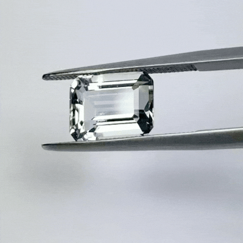 3.28ct Morganite Blue 10x8mm