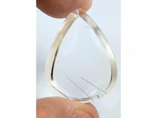 50.70ct Quartz Inclusion 31x22mnm