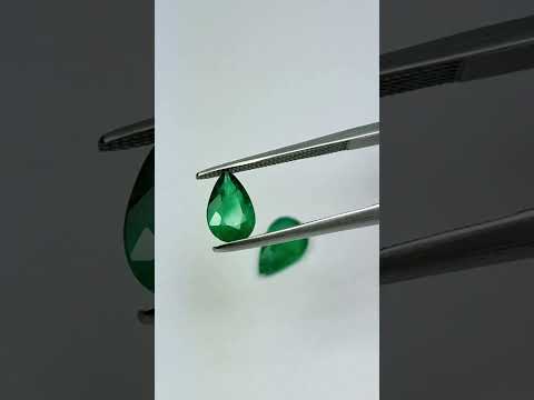1.95ct Emeralds 10x6mm / 9x5mm
