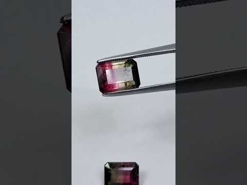 4.25ct Tourmaline bicolor 9.5x7mm / 8x6.5mm