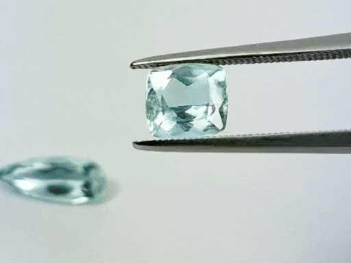 2.37ct Aquamarine 11x5mm 7x6mm