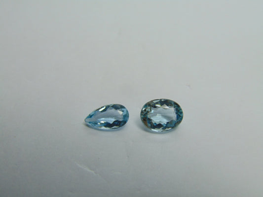 2.90ct Aquamarine 10x5mm 9x7mm