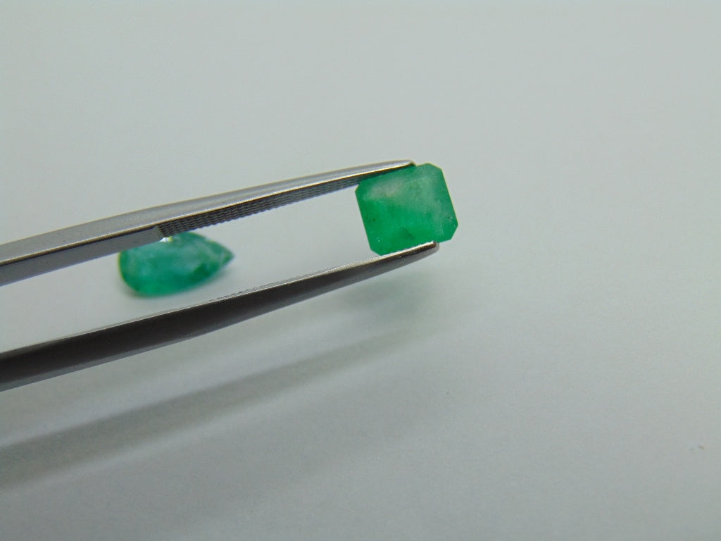 1.70ct Emerald 9x5mm 6mm