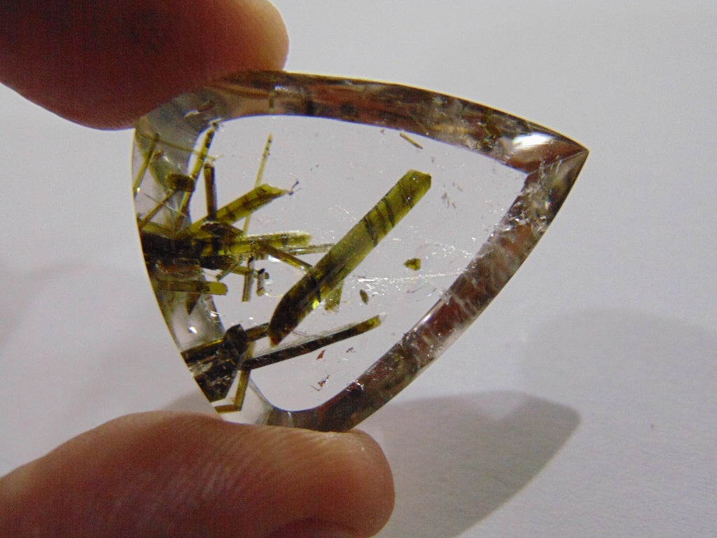 47.70ct Quartz (Epidote)