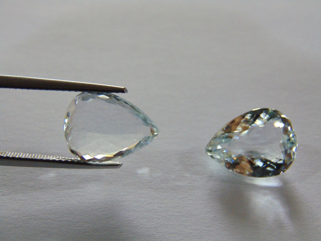 9.40ct Aquamarine Pair