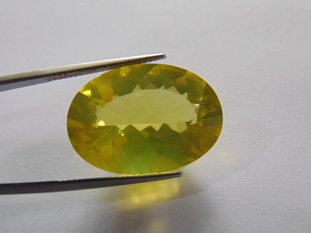 23.60ct Green Gold 25x18mm