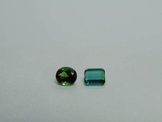 1.44ct Tourmaline 6x5mm 5x4.5mm