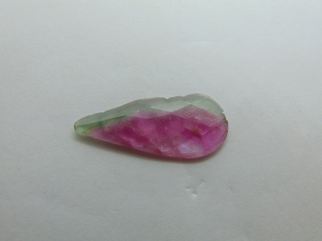 6.70ct Tourmaline Bicolor 28x12mm