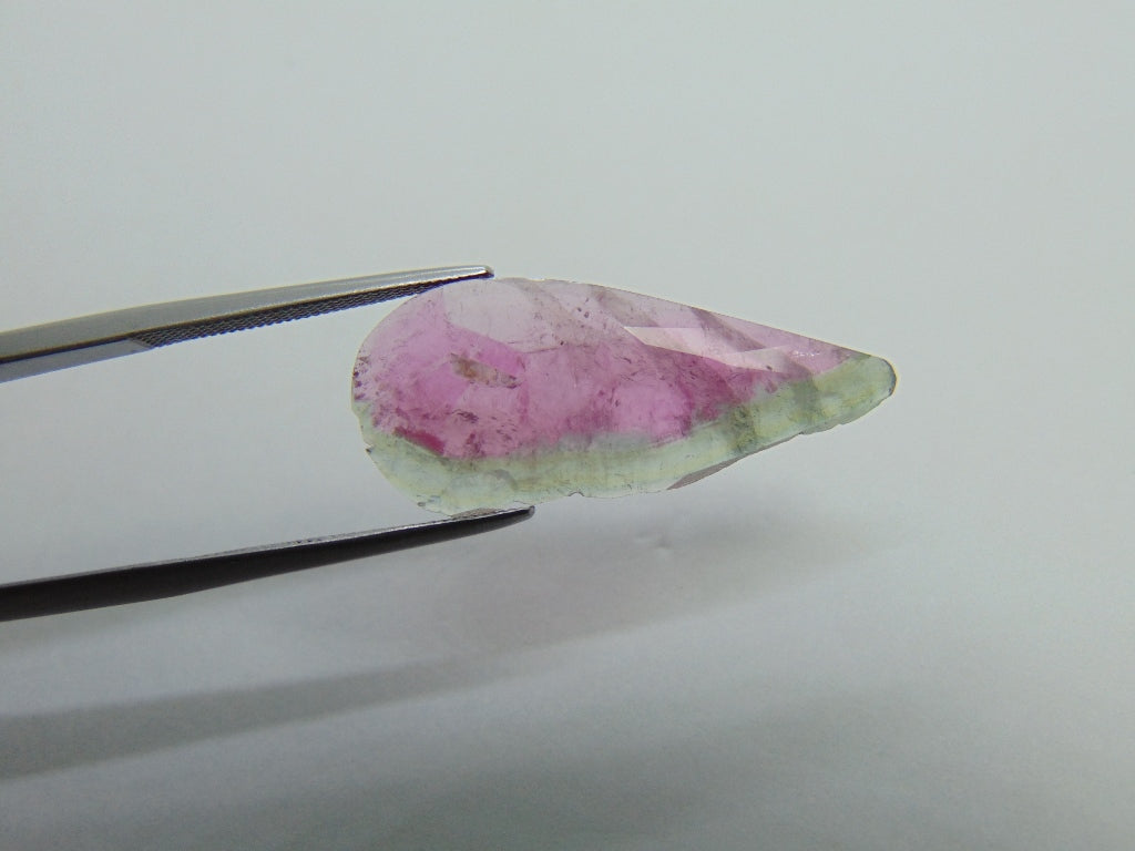 6.70ct Tourmaline Bicolor 28x12mm