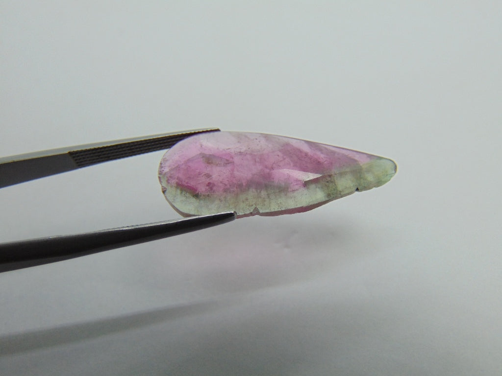 6.70ct Tourmaline Bicolor 28x12mm