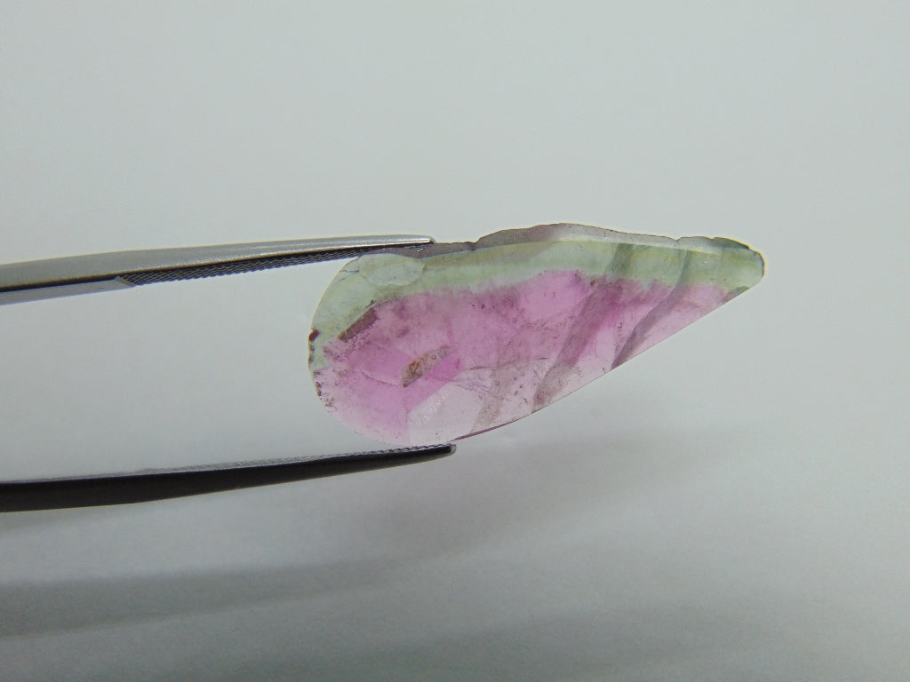 6.70ct Tourmaline Bicolor 28x12mm