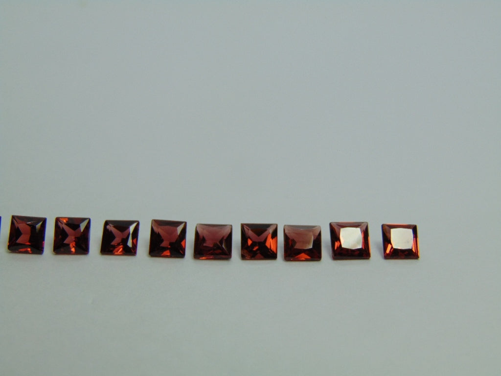 6.70ct Rhodonite Calibrated 5mm