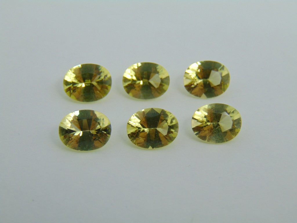 9.90cts Quartz (Green Gold) Calibrated