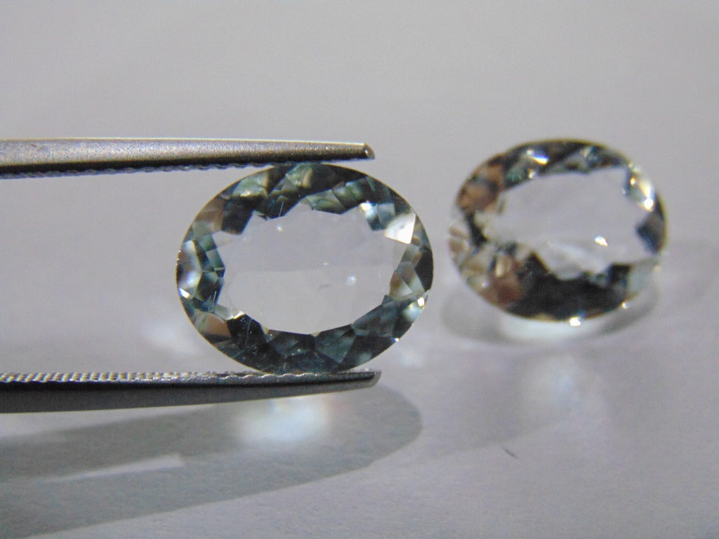 7.20ct Aquamarine (Pair)