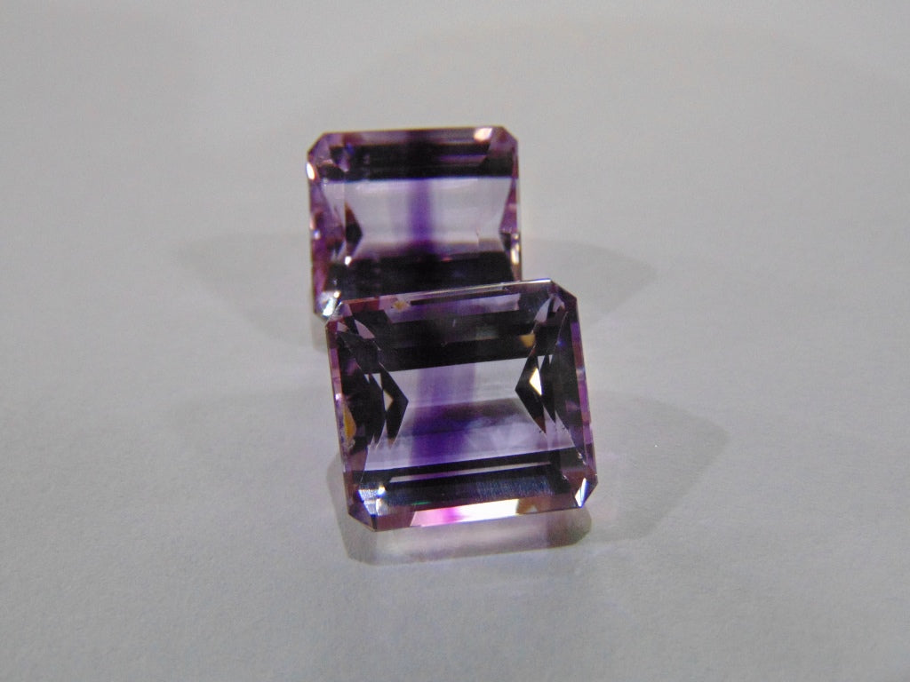 32ct Amethyst Bicolor (Pair)