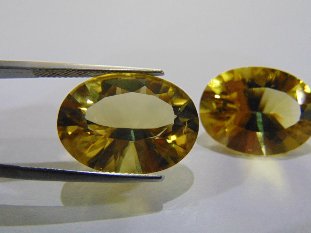 29.80ct Green Gold 20x15mm
