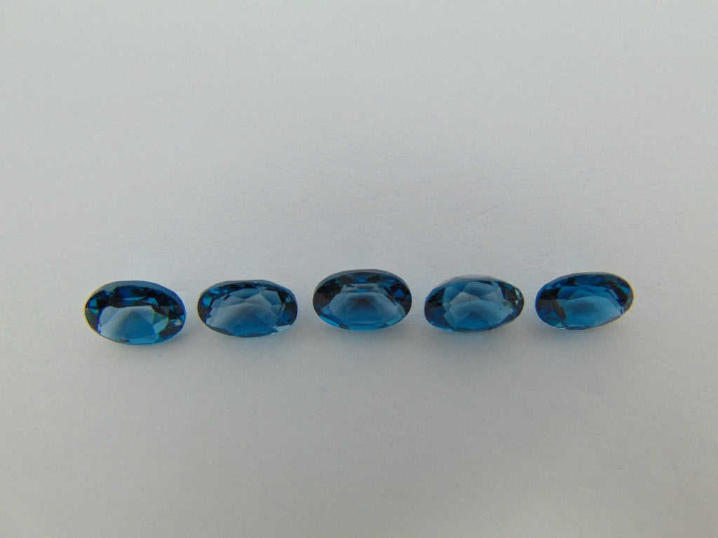 8.60ct Topaz London Blue Calibrated 8x6mm
