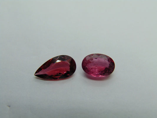 3.20ct Tourmaline 12x6mm 9x6mm