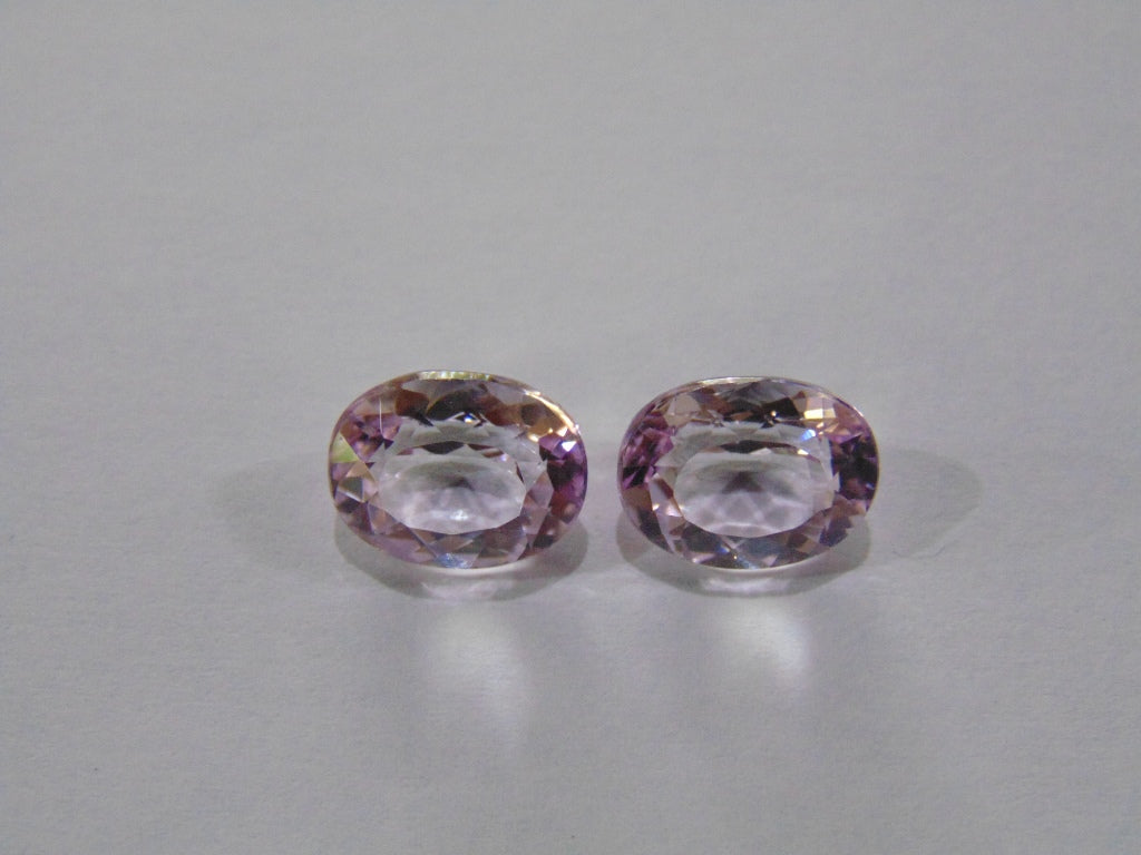 7.60cts Kunzite (Pair)