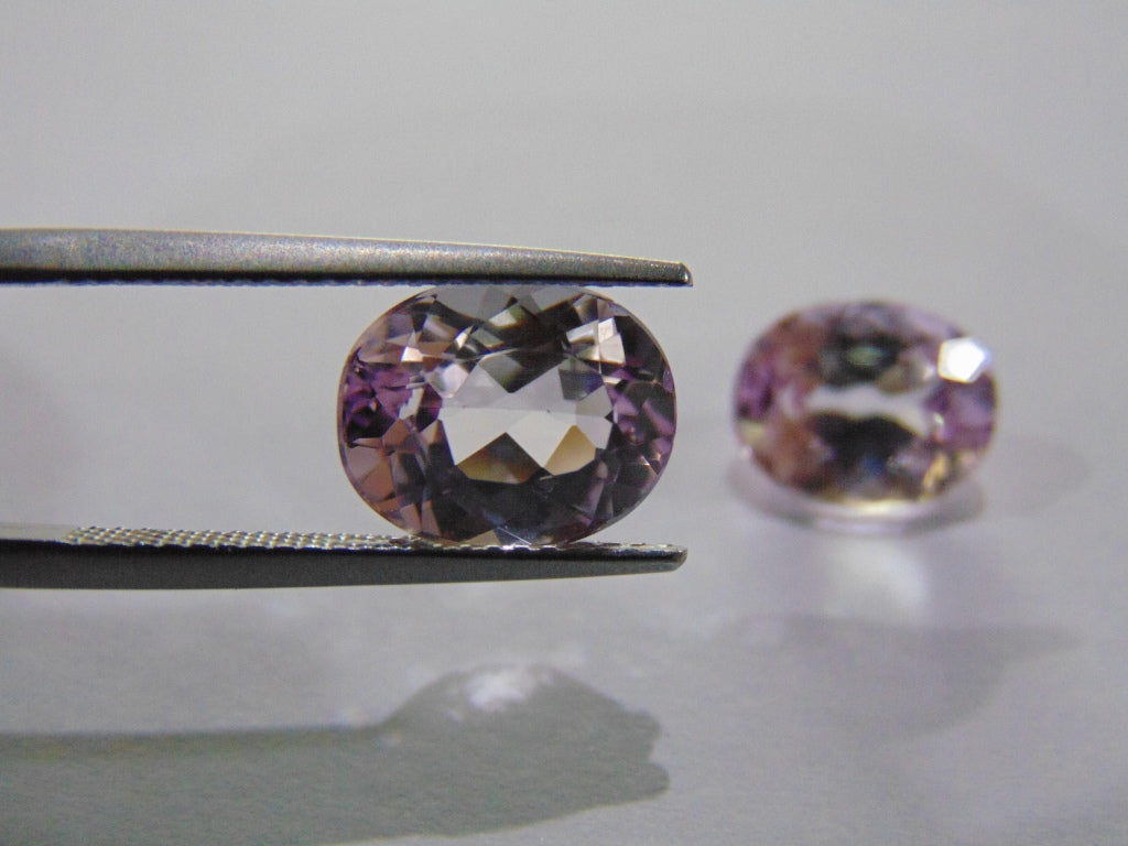 7.60cts Kunzite (Pair)