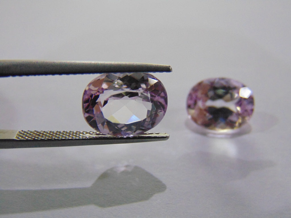 7.60cts Kunzite (Pair)