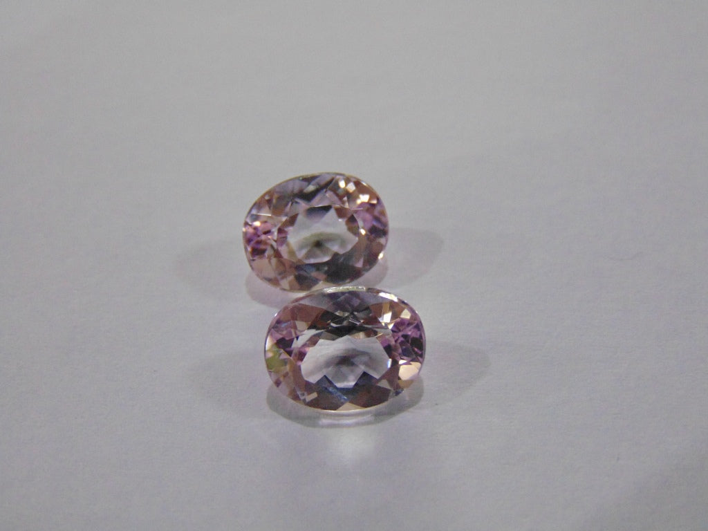 7.60cts Kunzite (Pair)