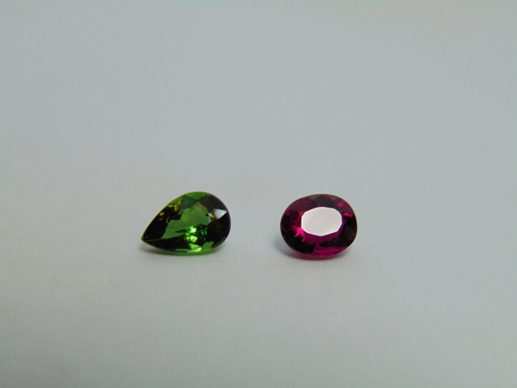 2.85ct Tourmaline 9x7mm 8x6mm