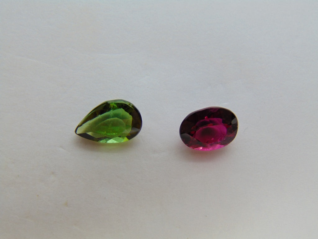 2.85ct Tourmaline 9x7mm 8x6mm