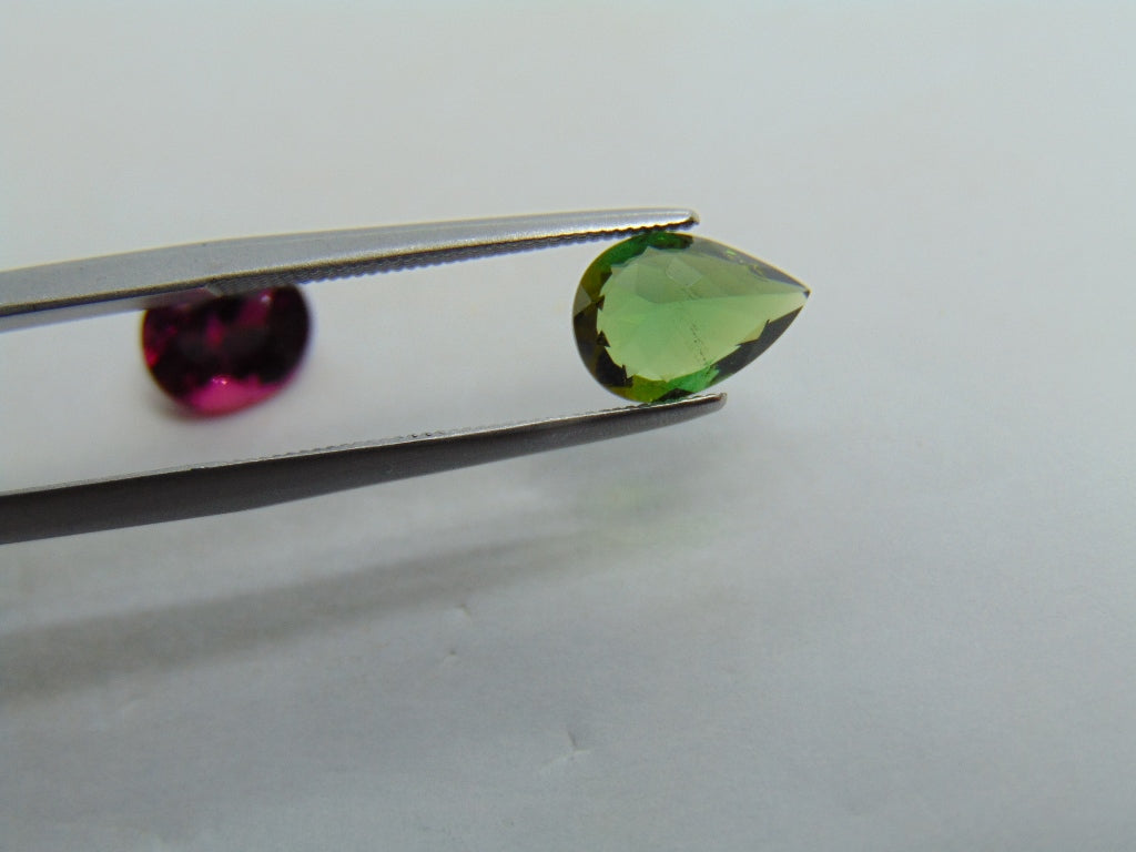 2.85ct Tourmaline 9x7mm 8x6mm