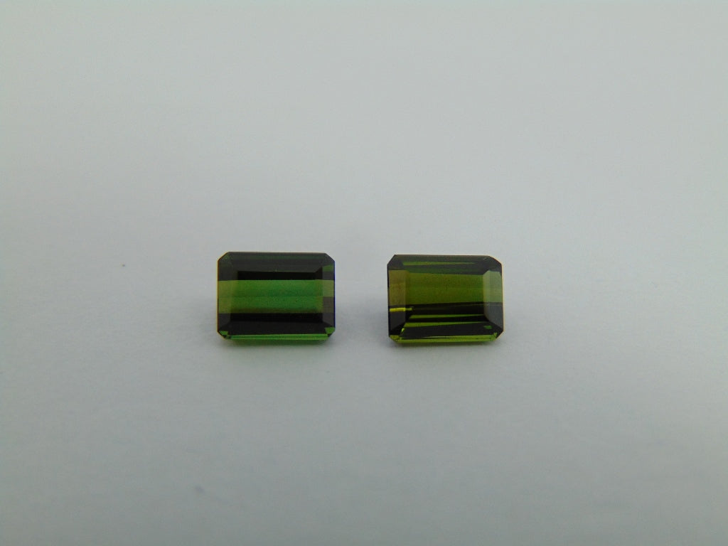 2.10ct Tourmaline Pair 6x4mm