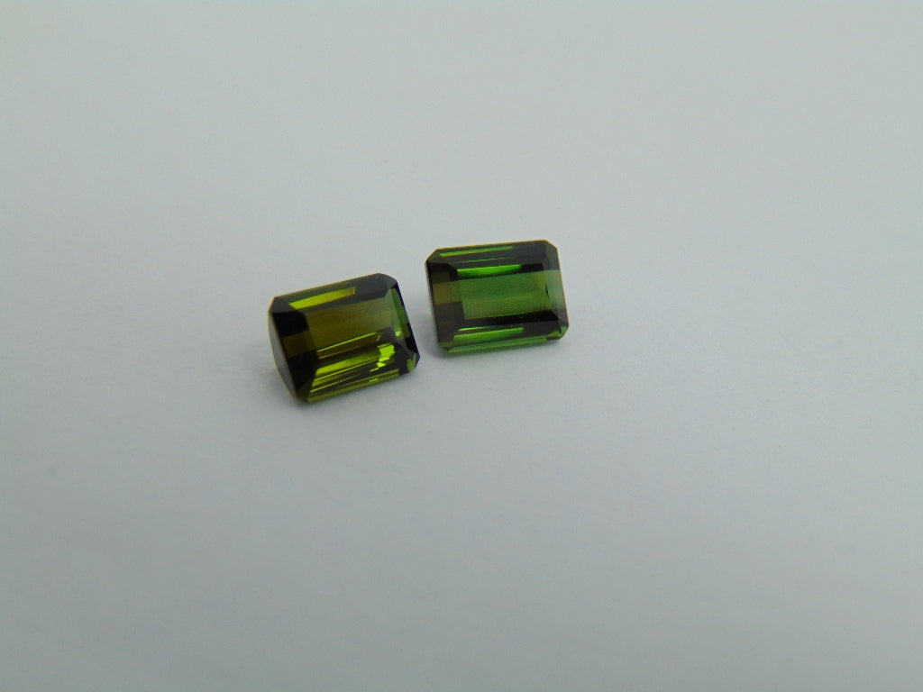 2.10ct Tourmaline Pair 6x4mm