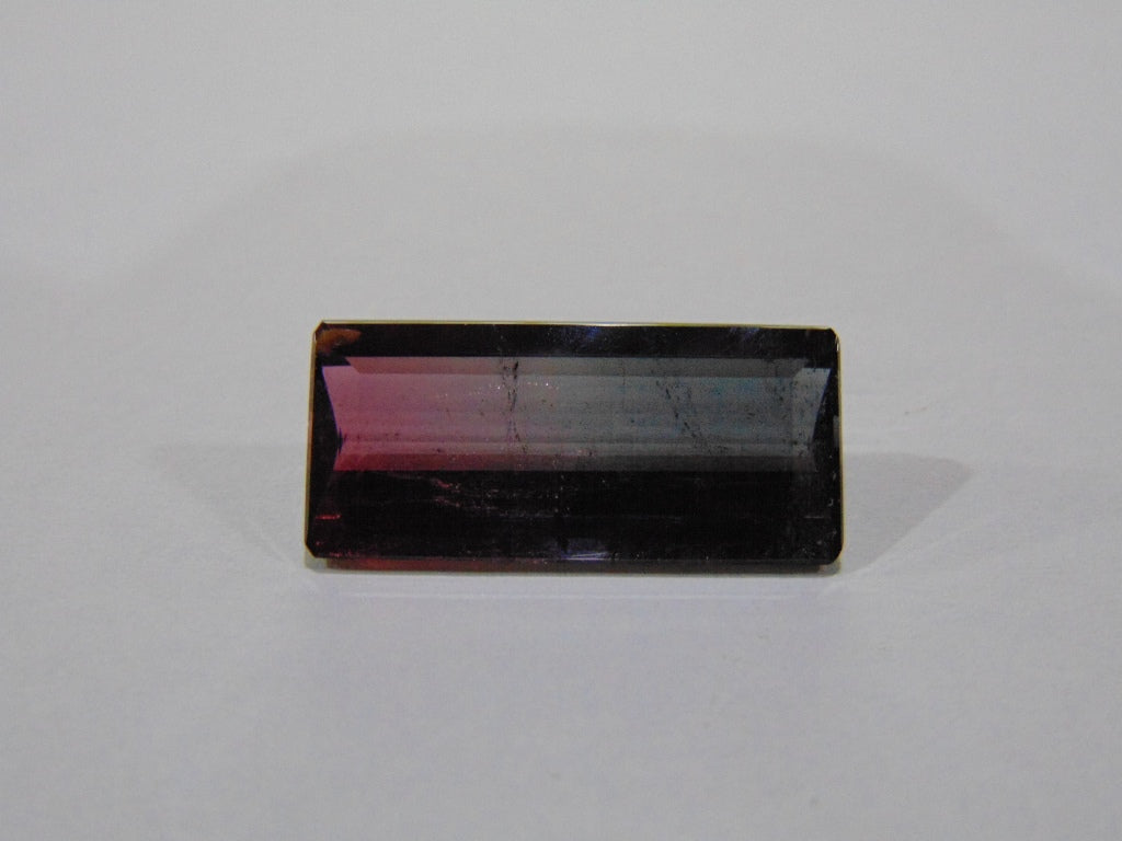 12.20ct Tourmaline Bicolor 23x10mm