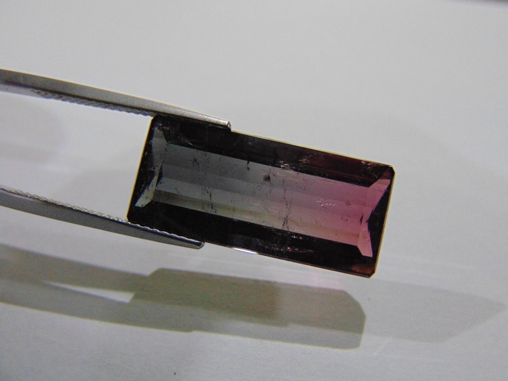 12.20ct Tourmaline Bicolor 23x10mm