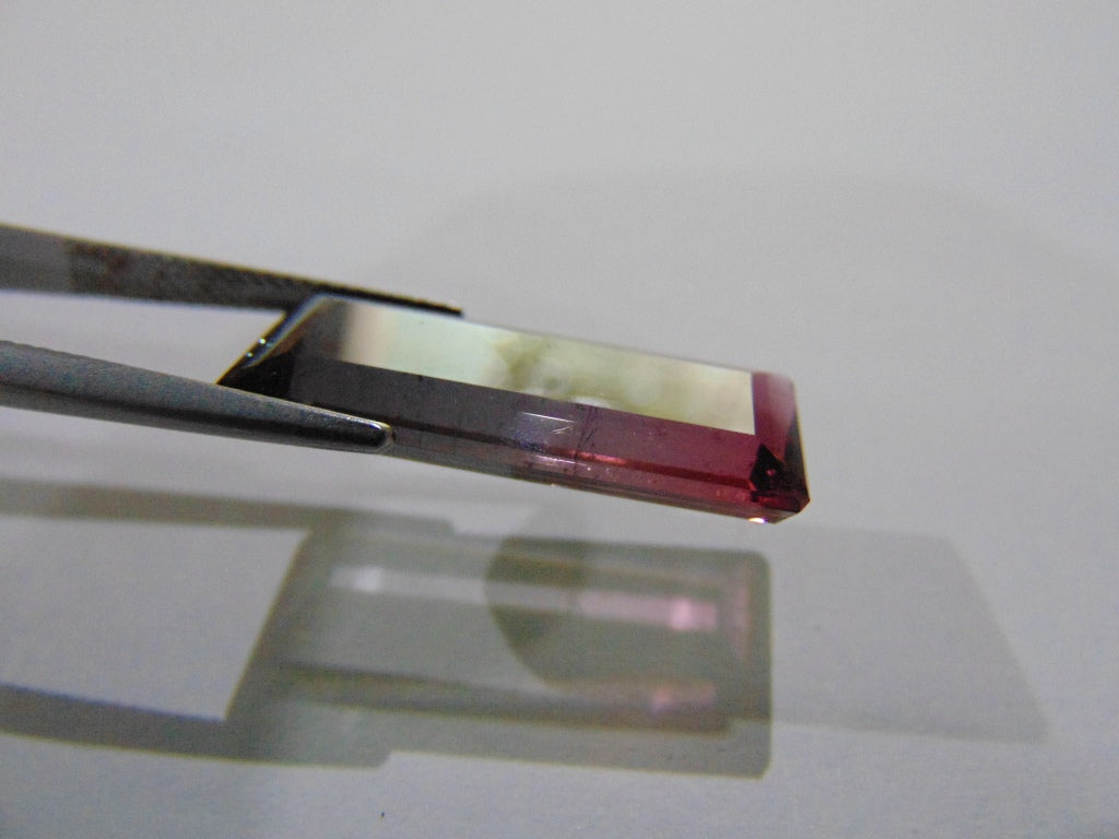 12.20ct Tourmaline Bicolor 23x10mm