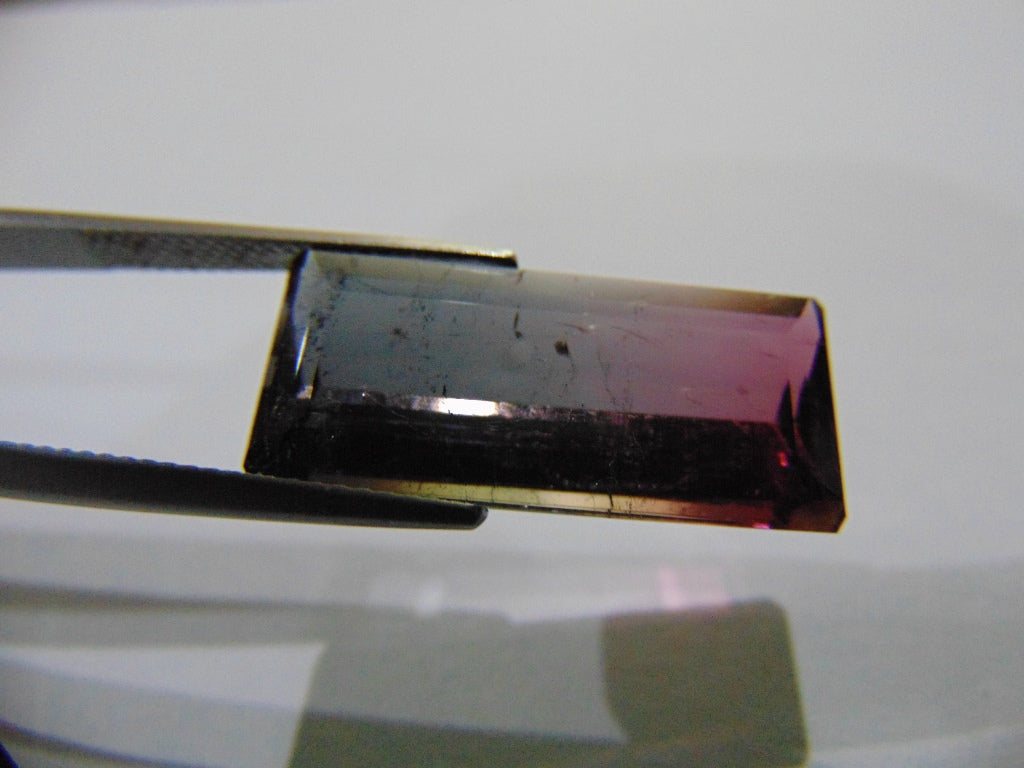 12.20ct Tourmaline Bicolor 23x10mm