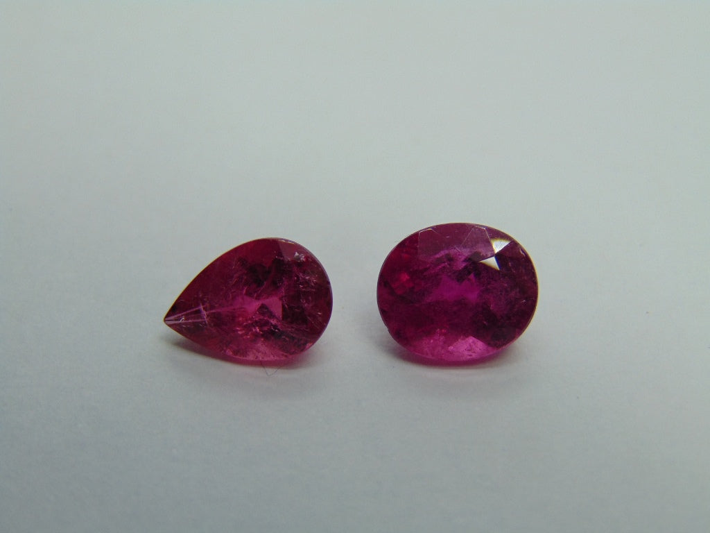 4.40ct Tourmaline 10x7mm 9x7mm