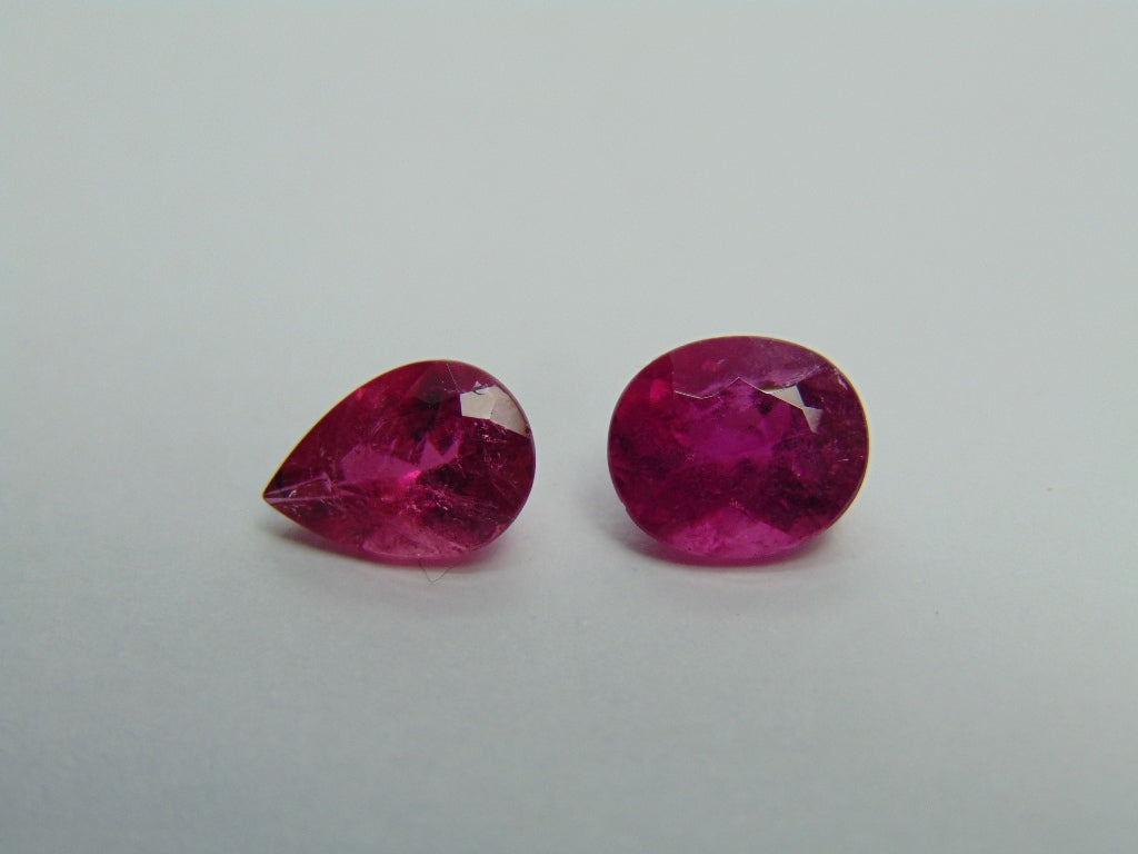 4.40ct Tourmaline 10x7mm 9x7mm