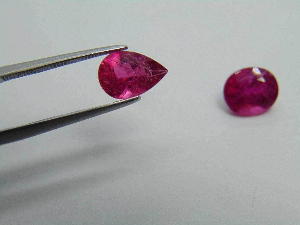 4.40ct Tourmaline 10x7mm 9x7mm