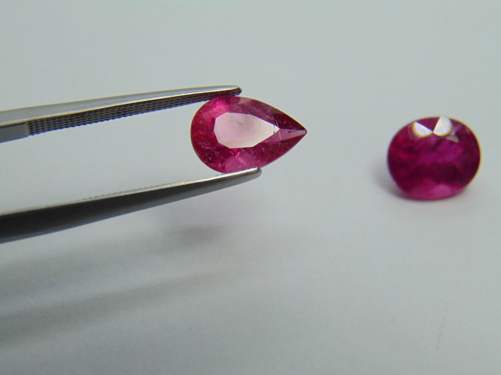 4.40ct Tourmaline 10x7mm 9x7mm