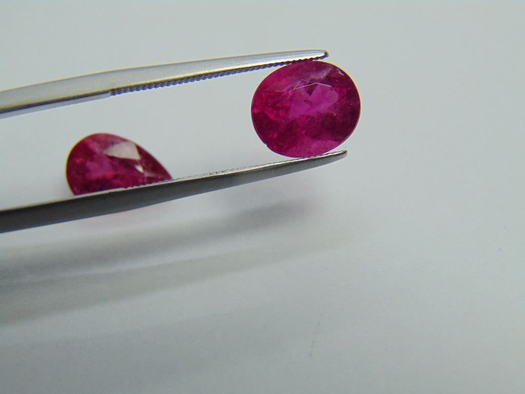 4.40ct Tourmaline 10x7mm 9x7mm