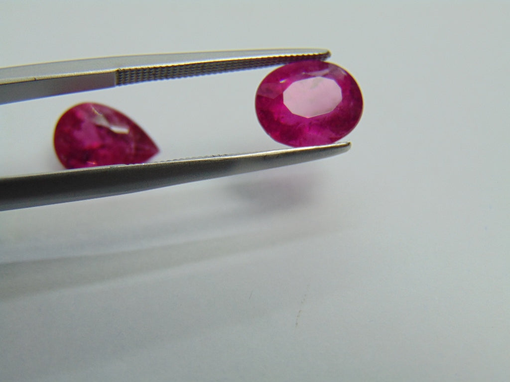 4.40ct Tourmaline 10x7mm 9x7mm